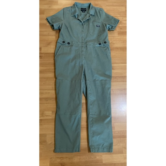 Wildfang Pants - WildFang The Essential High Waisted Coverall Green Overall Size 1X Utility